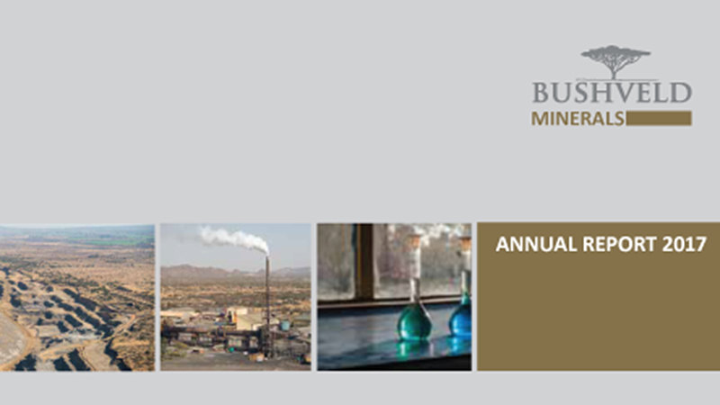 Bushveld Minerals Annual Report & Financial Results 2017